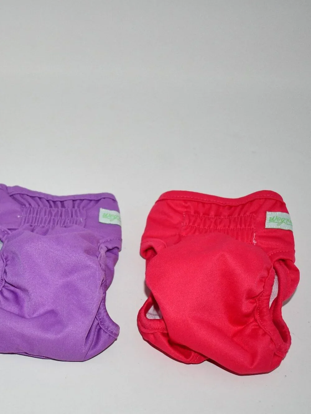 Wegreeco Premium Washable Female Dog Diapers 3 pack Purple/Pink/Teal Size: SMALL